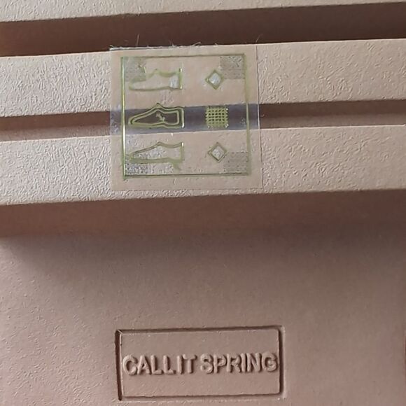 Call it spring NWT Maddi tall knee high camel color boots size 8.5 vegan leather - Picture 10 of 13